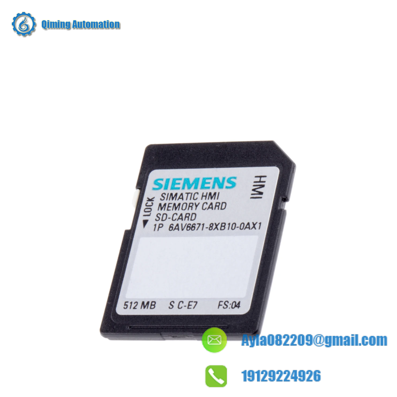 Siemens 6AV6671-8XB10-0AX1 SIMATIC SD memory card