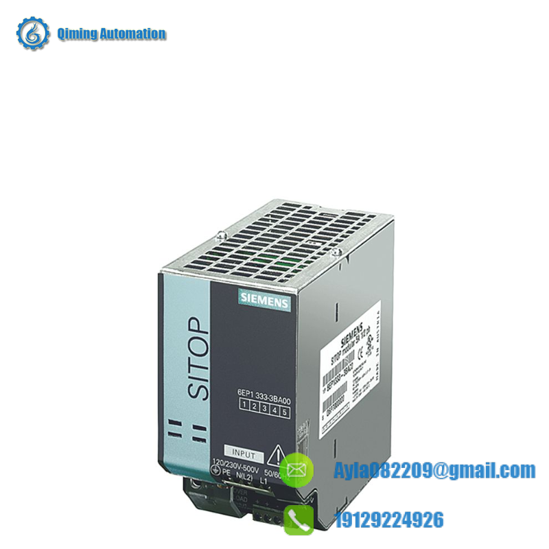 SIEMENS 6EP1 333-3BA00 power supply input