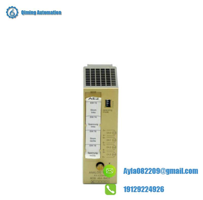 SIEMENS 6ES5464-8MF21 Analog Input Module