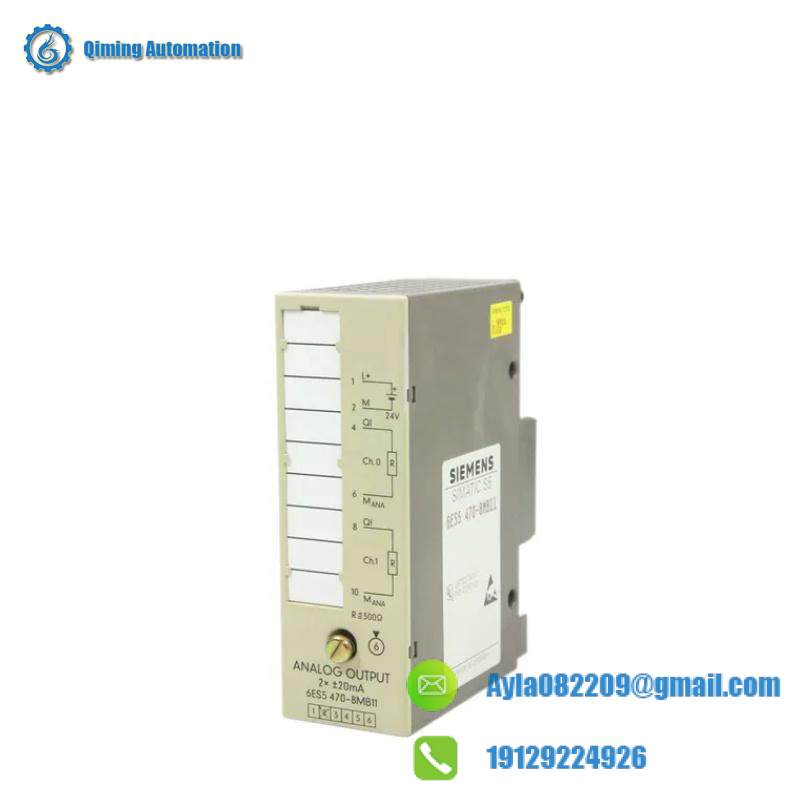 SIEMENS 6ES5470-8MB11 Analog Output Module