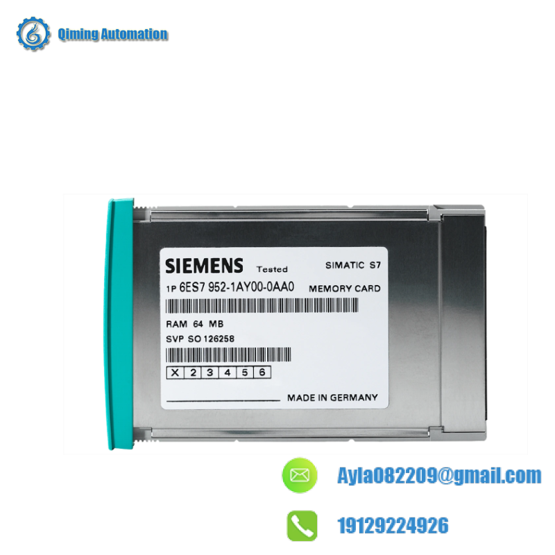 SIEMENS 6ES7952-1AK00-0AA0 RAM Memory Card