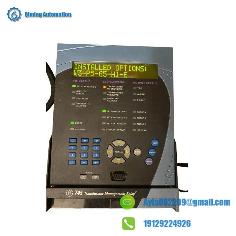 GE 745-W3-P511-G51-HI-R-E relays