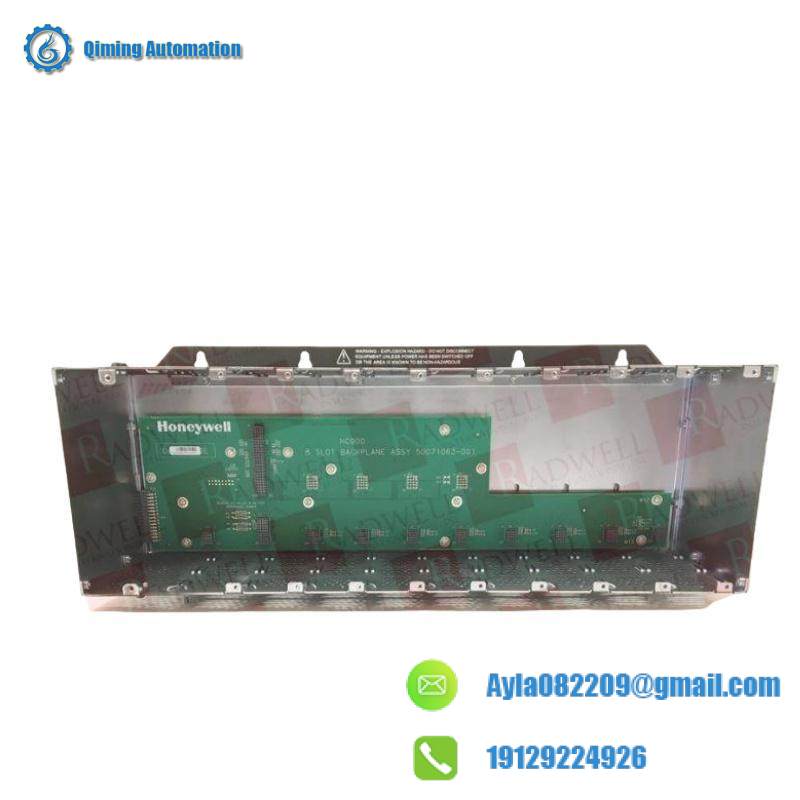 HONEYWELL 900R08R-0200 I/O Rack, 8 Slot, Red. Power (Assbly)