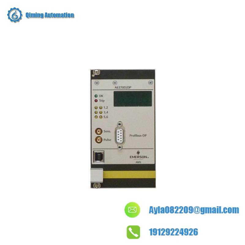 EMERSON A6370D Overspeed Protection Monitor