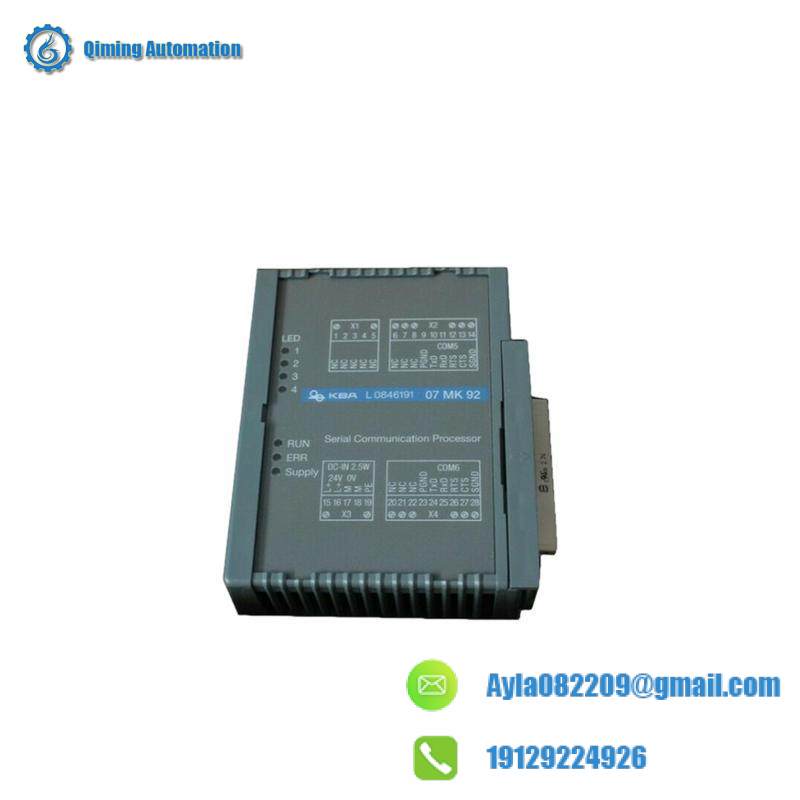 ABB 07MK92 GJR5253300R3161 communications processor