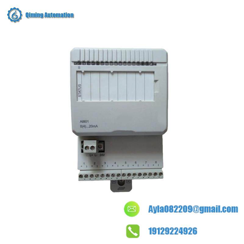 ABB 3BSE020512R1 AI801 Analog Input unit 8 ch
