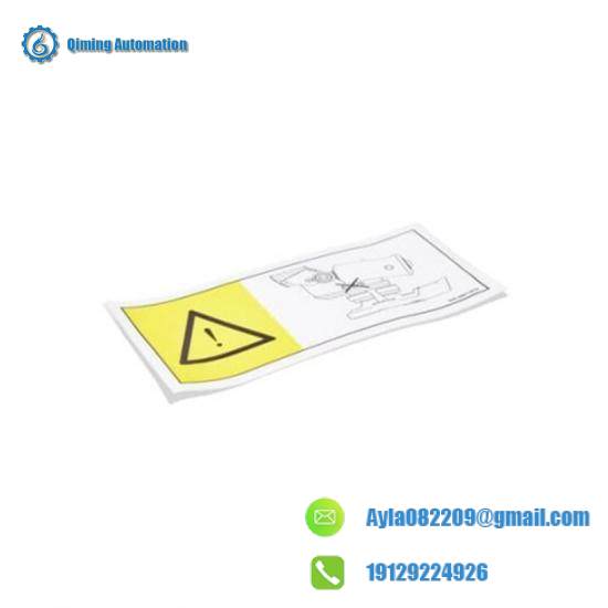 ABB 3HAC020611-001 Warning label robotic parts