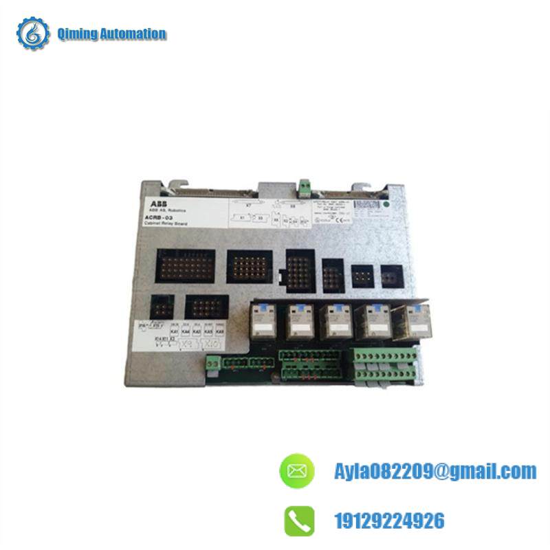 ABB ACRB-033HNE08250-1 Safety Cabinet Relay Board