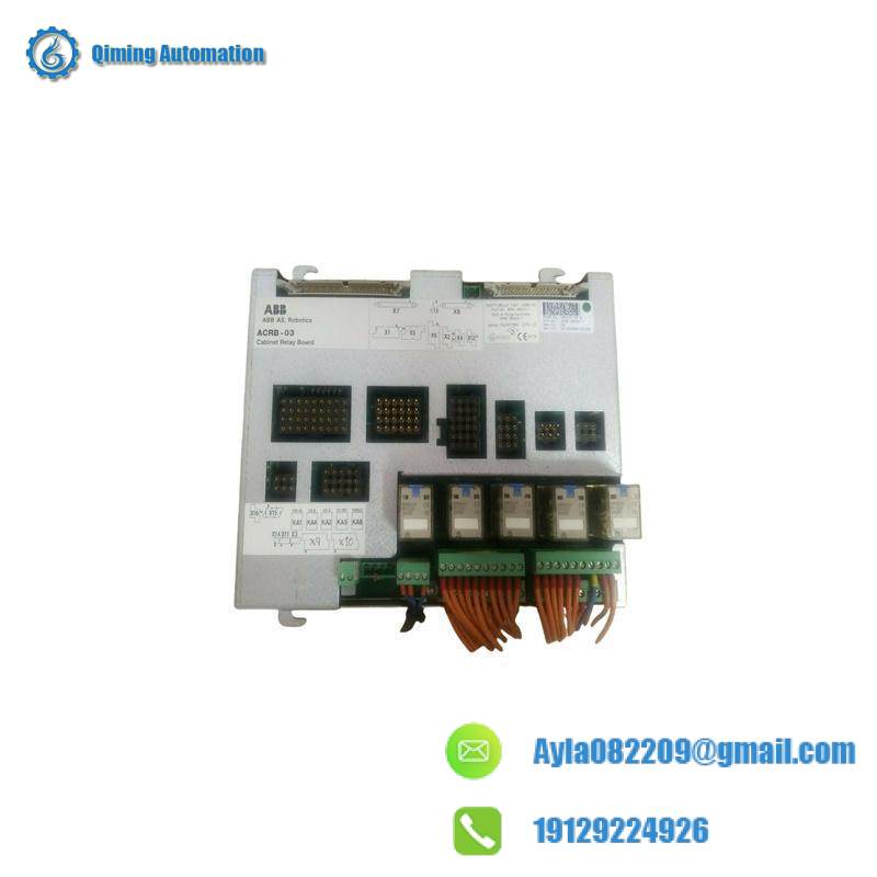 ABB ACRB-03 3HNE08250-1 3HNE06225-1 Safety Cabinet Relay Board