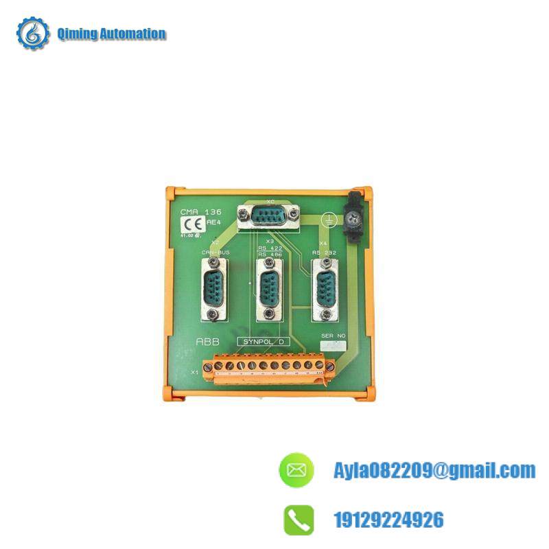 ABB CMA136 3DDE300416 Generator Relay Terminal Board
