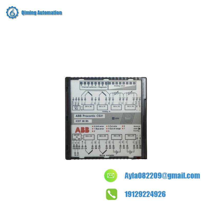 ABB CS31 ICDT08B5 GJR5251600R0101 Anolog Input Module