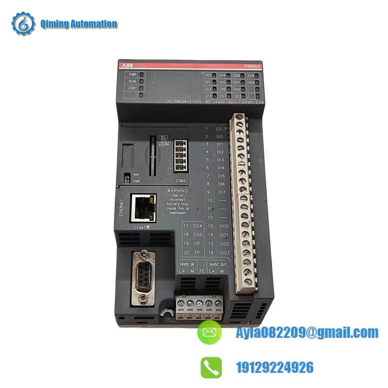ABB PM554-T-ETH A0 PLC Automation CPU