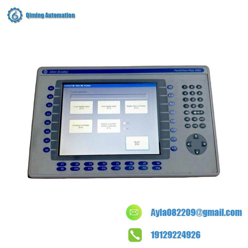 Allen Bradley 2711P-RDB10C/B Display module