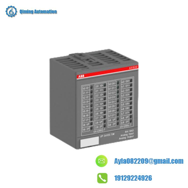 ABB AX522 8AI/8AO Power supply module