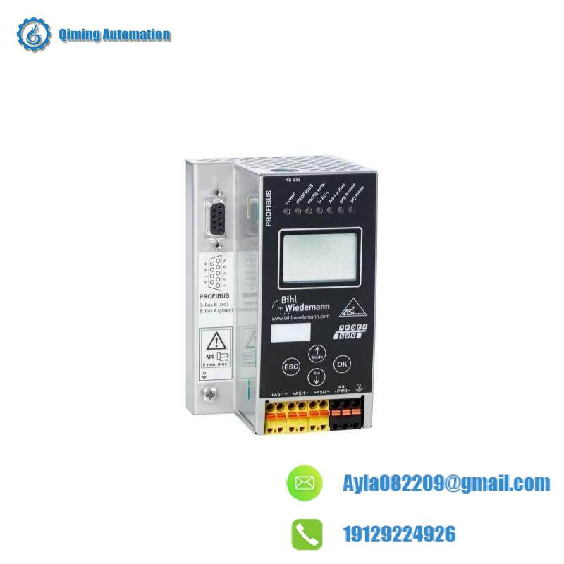 B+W BWU1569 AS-i 3.0 PROFIBUS Gateway in Stainless Steel, 2 masters
