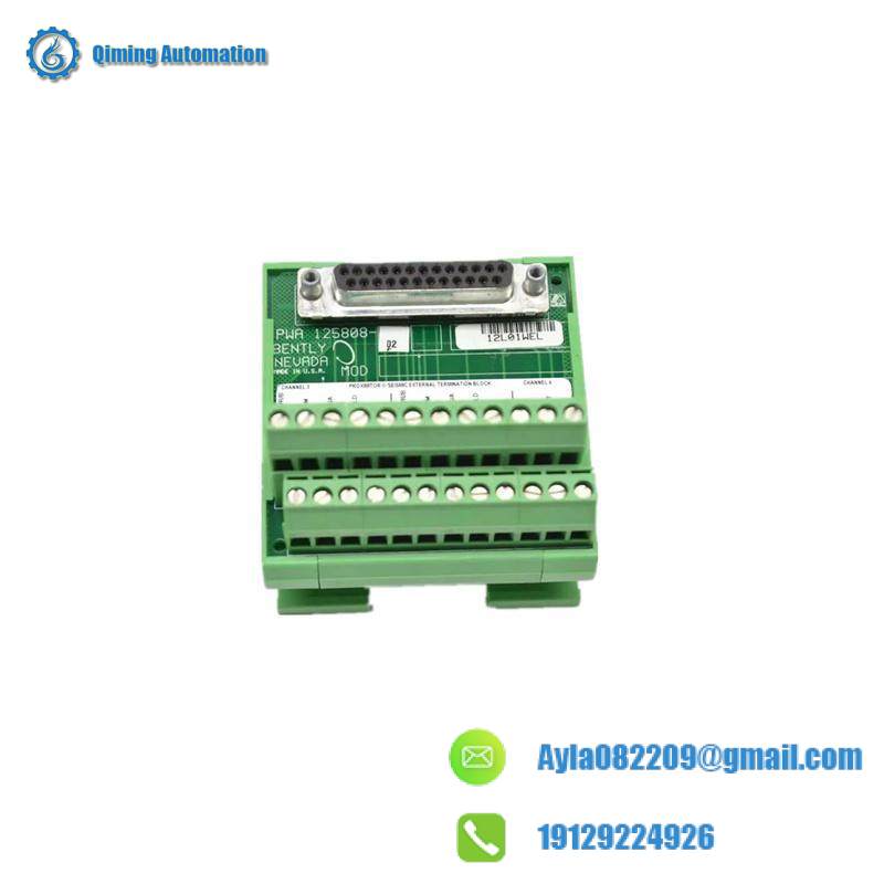 BENTLY NEVADA 125808-02A PROXIMITOR SEISMIC EXTERNAL TERMINAL BLOCK