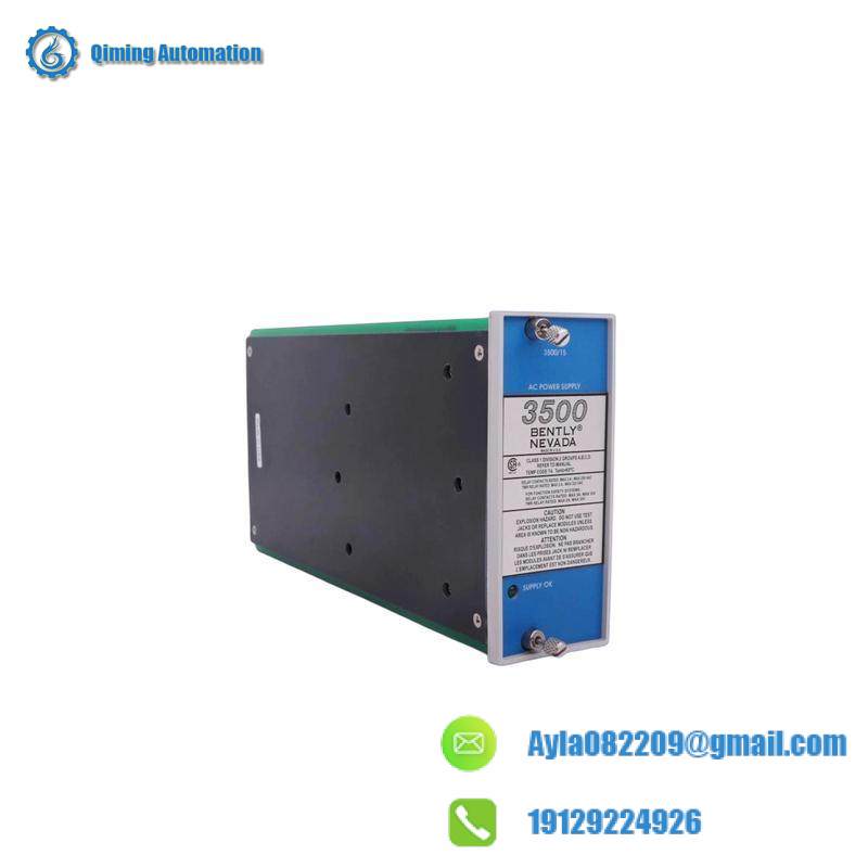 Bently Nevada 3500/15 106M1079-01 POWER SUPPLY MODULE