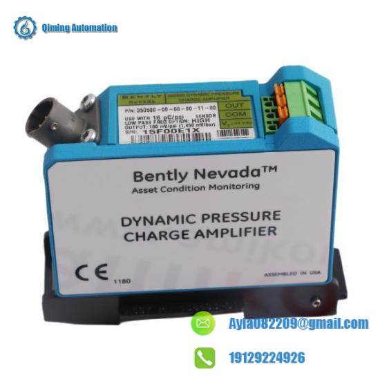 Bently Nevada 350500-00-00-00-11-00 Dynamic Pressure Charge Amplifier