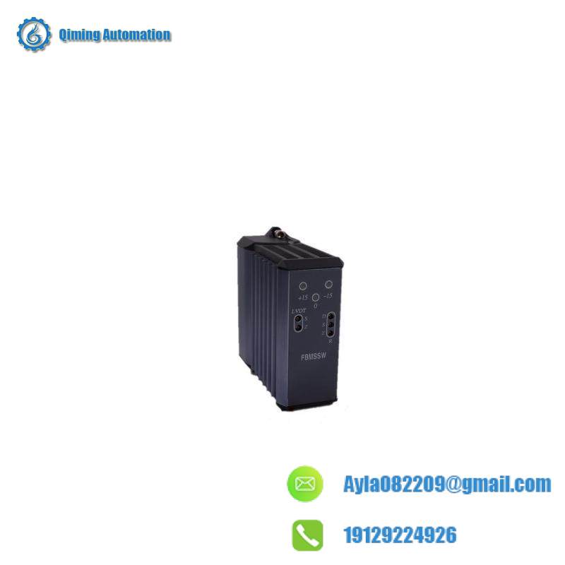 BENTLY NEVADA FBMSSW Control card