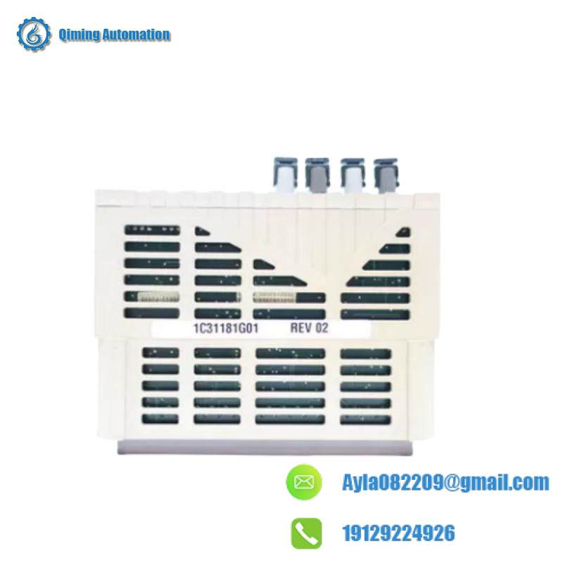 EMERSON 1C31181G01 Remote Mau I O Module 