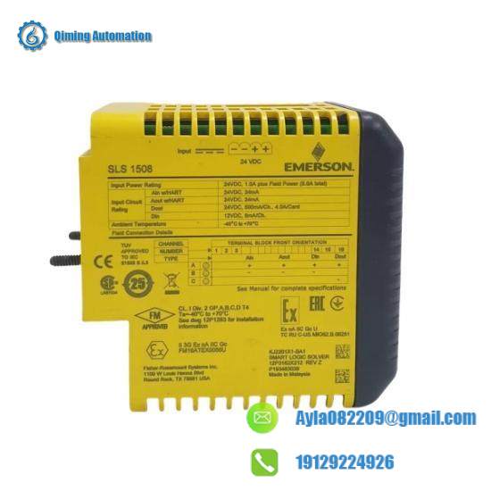EMERSON KJ2201X1-BA1 12P3162X212 SLS1508  Logic Solver