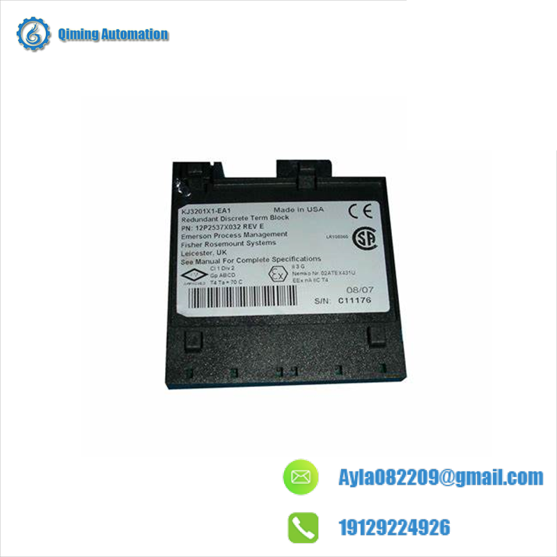 EMERSON KJ3201X1-EA1 Redundant Discrete Terminal Block
