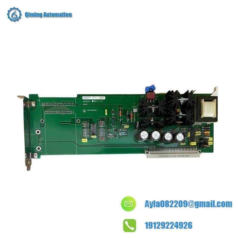Emerson Ovation 3A99132G02 3PCPS05 W3-DPU-PS Assembly