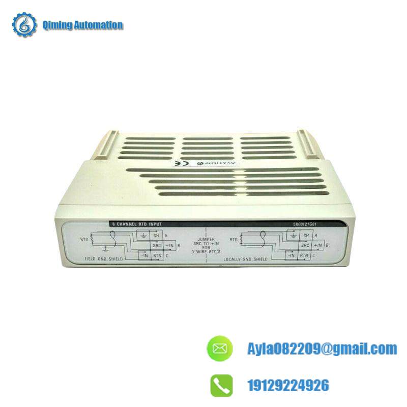 Emerson Ovation 5X00121G01 8-Channel RTD Input PMOD