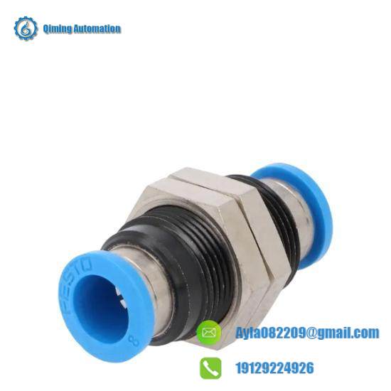 FESTO QSS-8 153159  Push-In Bulkhead Connector 8mm NOP