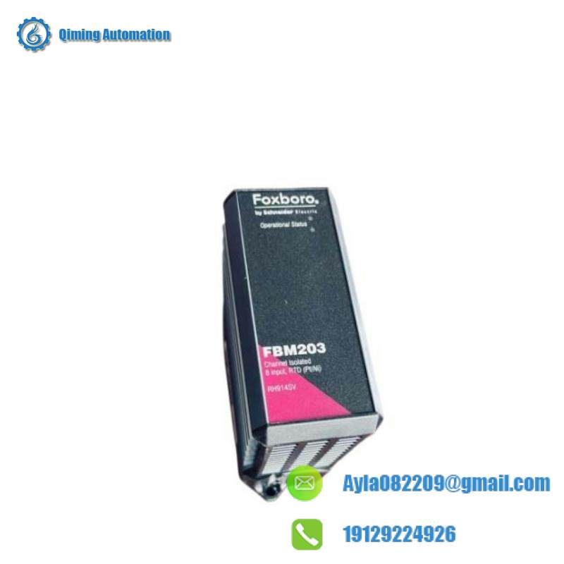 FOXBORO FBM203 RH914SV Channel Isolated 8 Input RTD