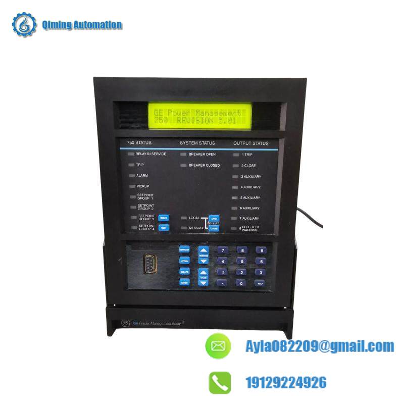 GE 750-P5-G5-D5-HI-A20-R FEEDER MANAGEMENT RELAY