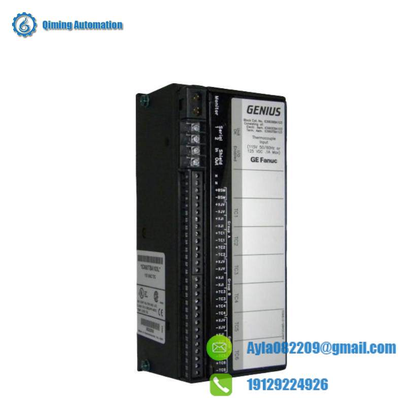 GE Fanuc IC660BBA021 THERMOCOUPLE INPUT BLOCK