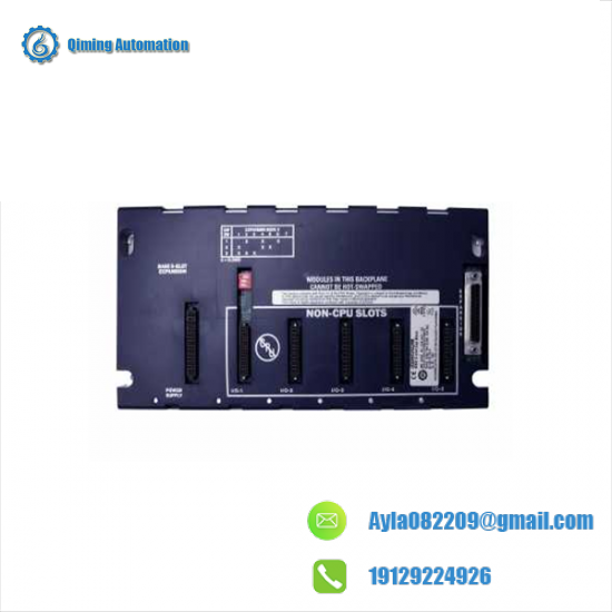 GE FANUC IC694CHS398 5-Slot Serial Expansion Backplane
