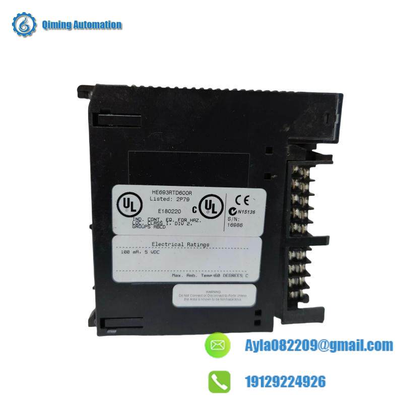 GE HE693RTD600R Input Module