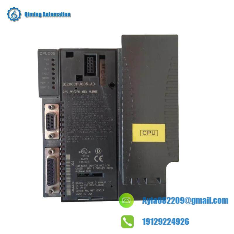 GE IC200CPU005 CPU module