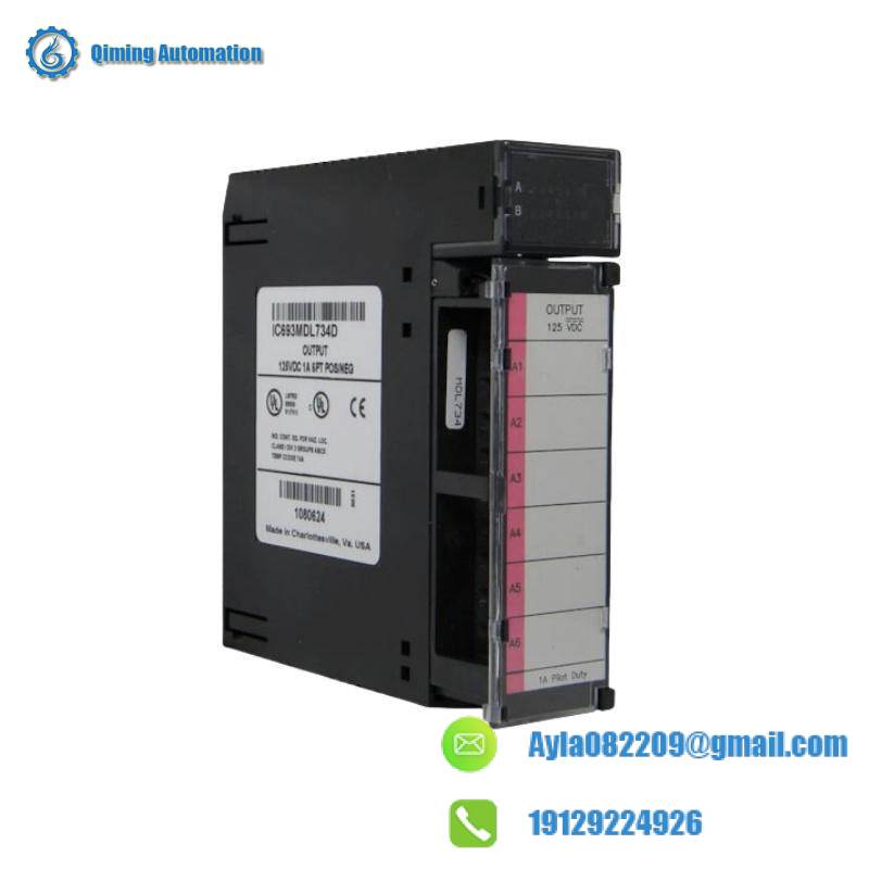 GE IC693MDL734D Positive/Negative Logic 1 Amp Output module