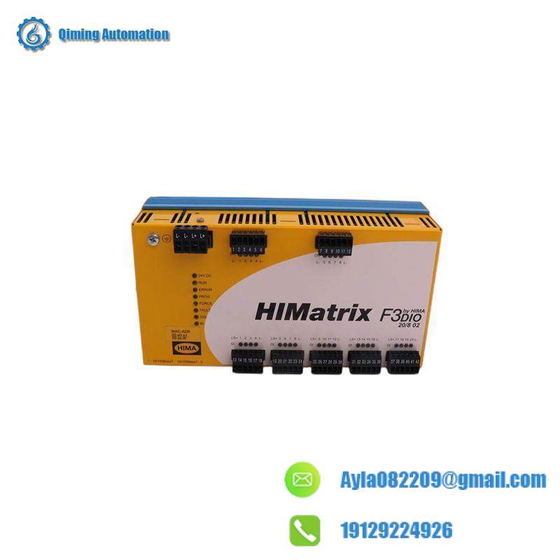 HIMA F3 DIO 20/8 02 F3DIO20/802 Remote I/O Module
