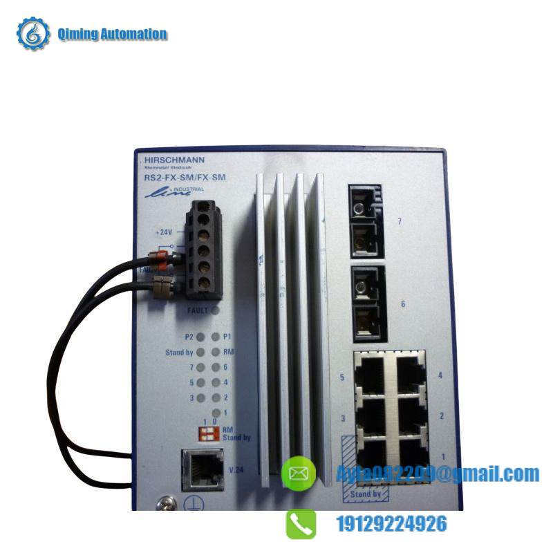 HIRSCHMANN RS2-FX-SM/FX-SM ETHERNET RAIL SWITCH