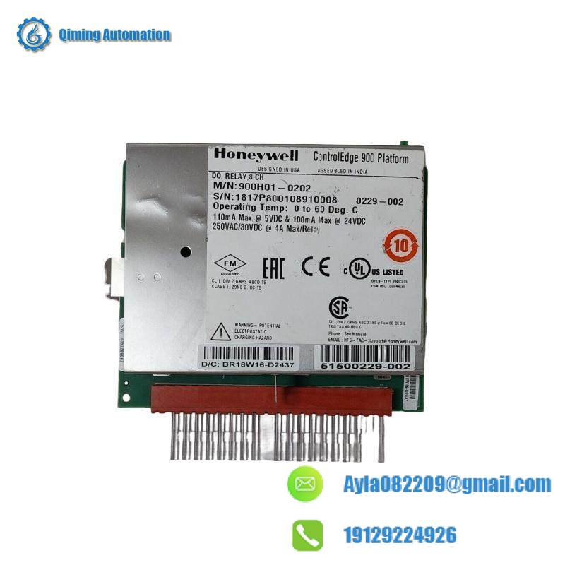 honeywell 900H01-0202 digital output relay module