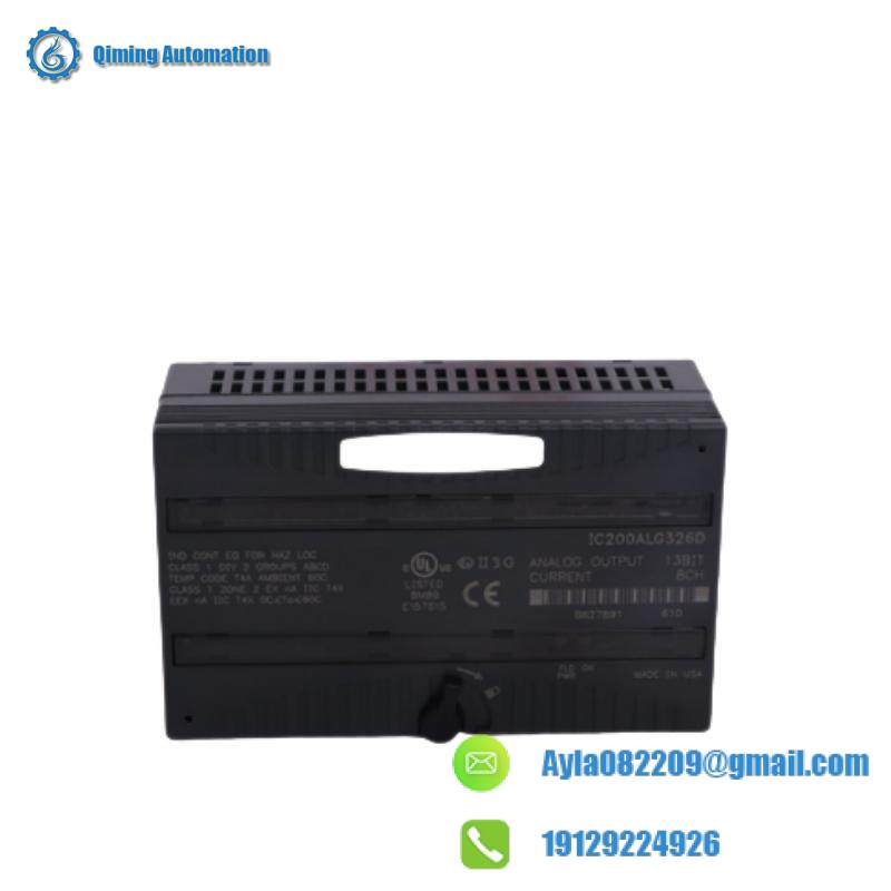 GE IC200ALG326D Analog Output Module