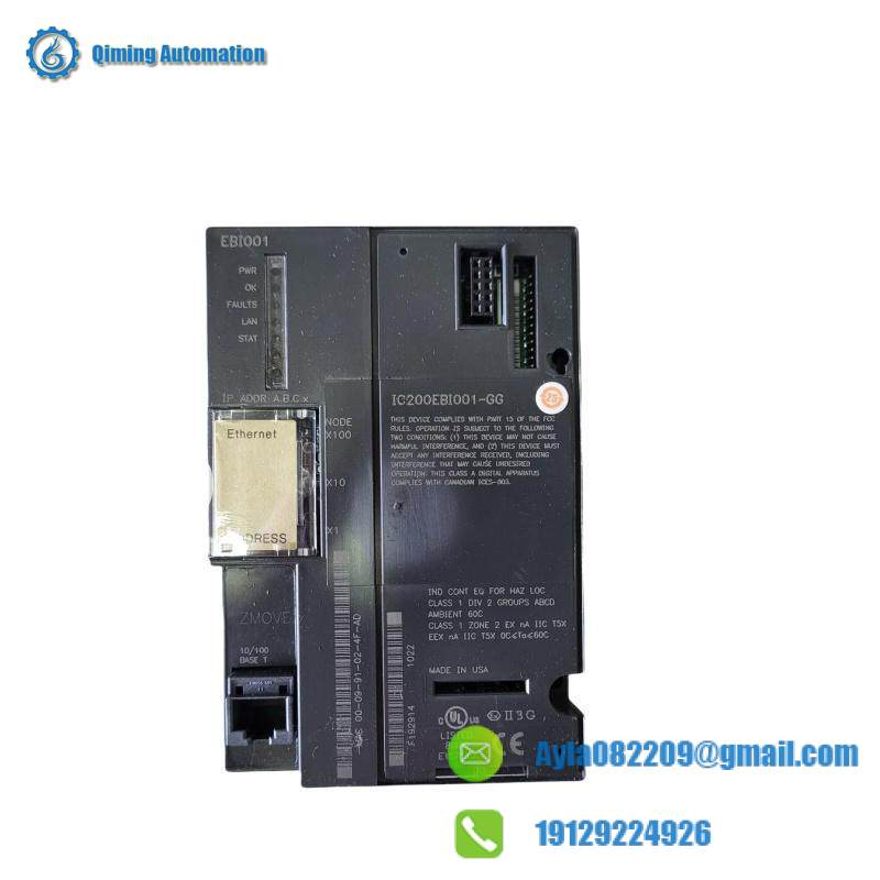 GE IC200EBI001 Ethernet Network Interface Unit