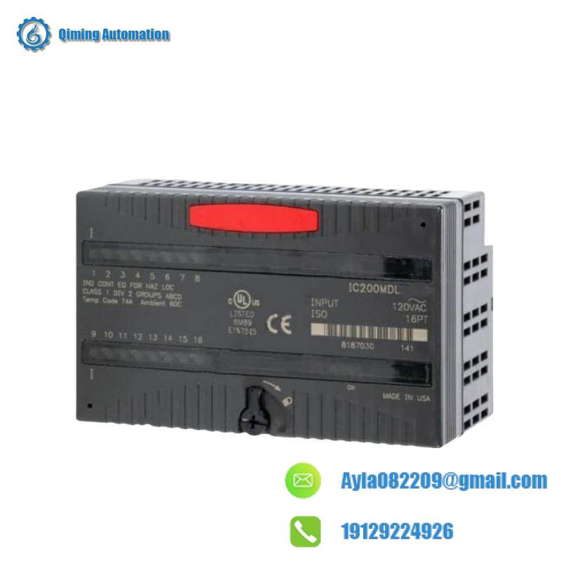 GE IC200MDL241 AC Input Module with 16 points