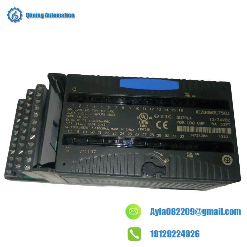 GE IC200MDL750J VersaMax output module