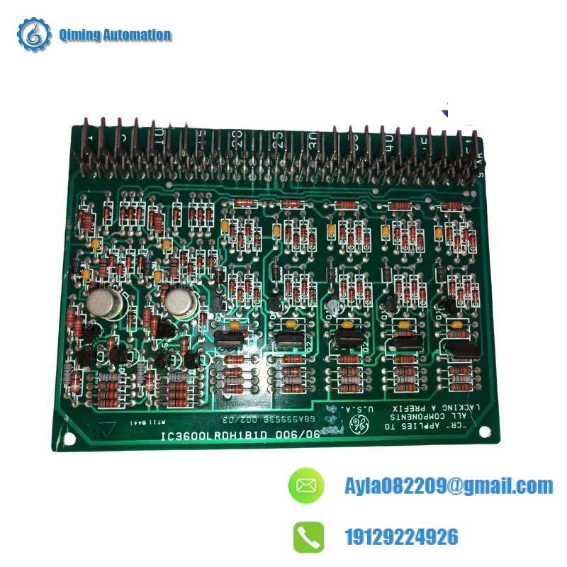GE IC3600LRDH1B1D Relay Driver card