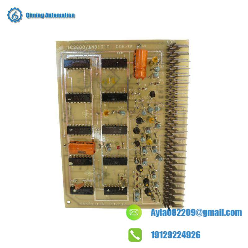GE IC3600VANB1D1C Control PLC Annunciator Board