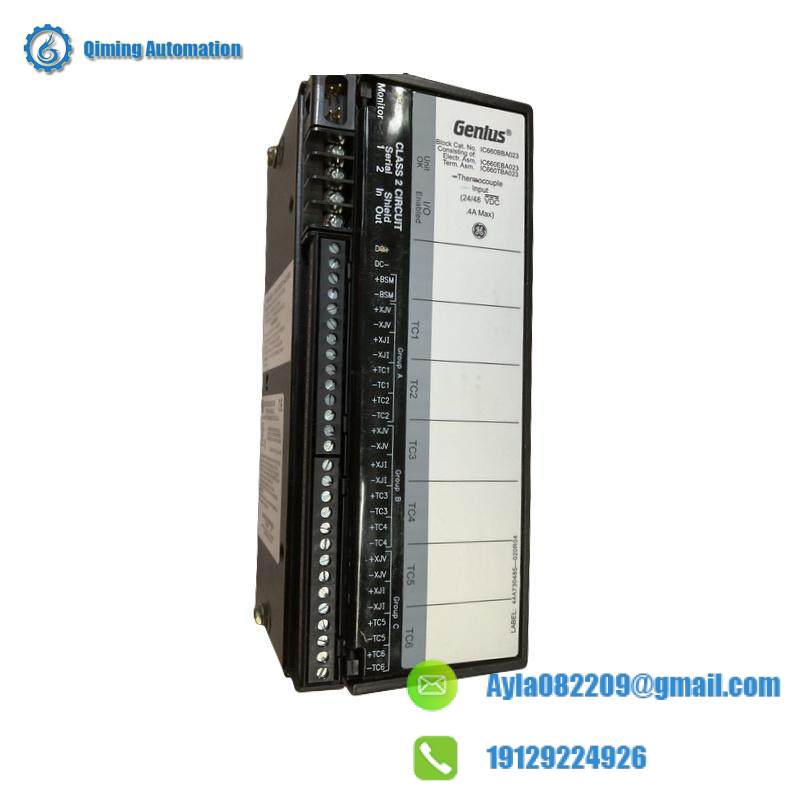 GE Fanuc IC660BBA023 I-O Thermocouple Input Block