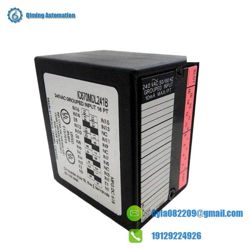 GE IC670MDL241 240VAC Input Module
