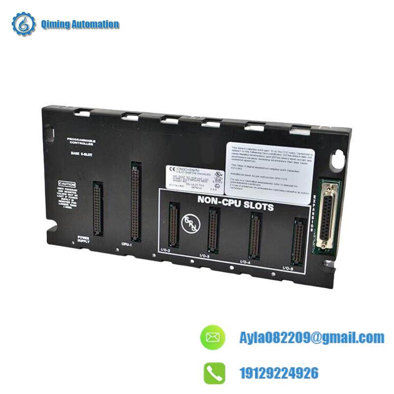 GE IC693CHS397 5-slot modular CPU baseplate