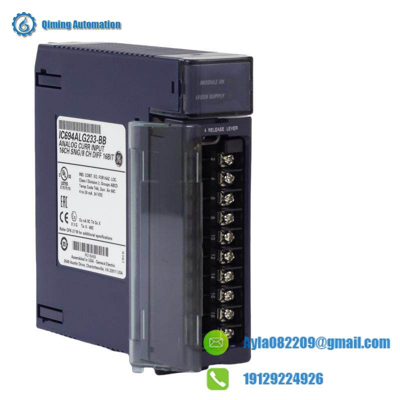 GE IC694ALG233 Analog Current Input Module