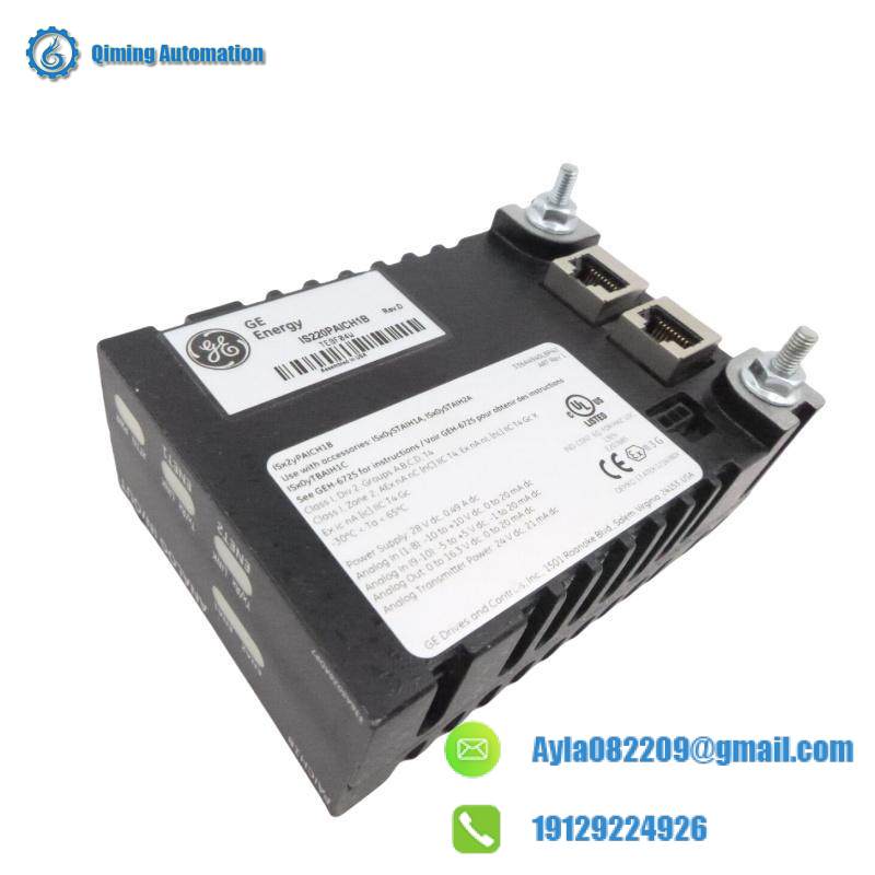 GE IS220PAOCH1B Analog outputs Module 6 channels